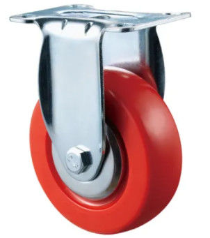 چرخ قرمز PU کاستور برای واگن برقی